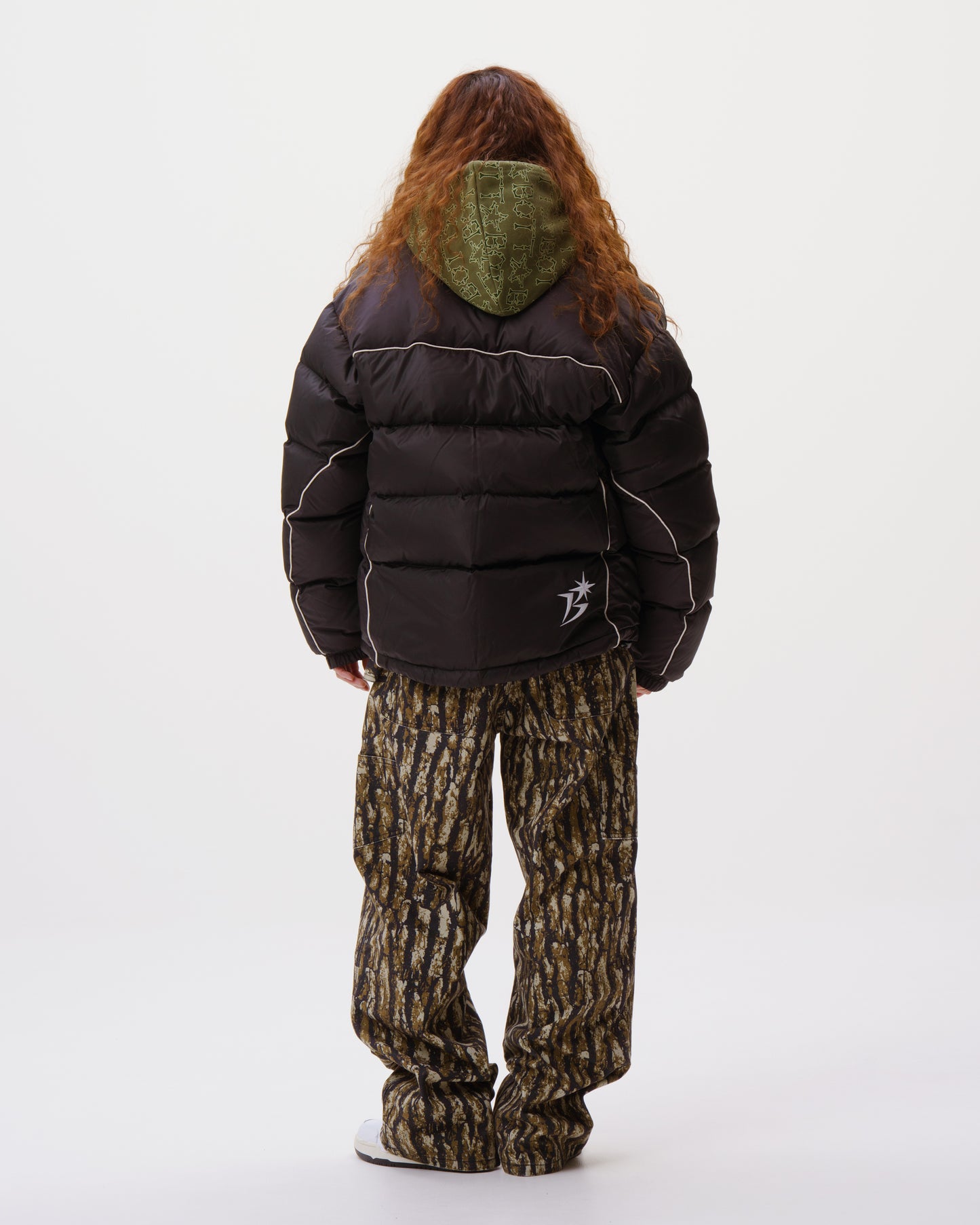 B Logo Down Jacket