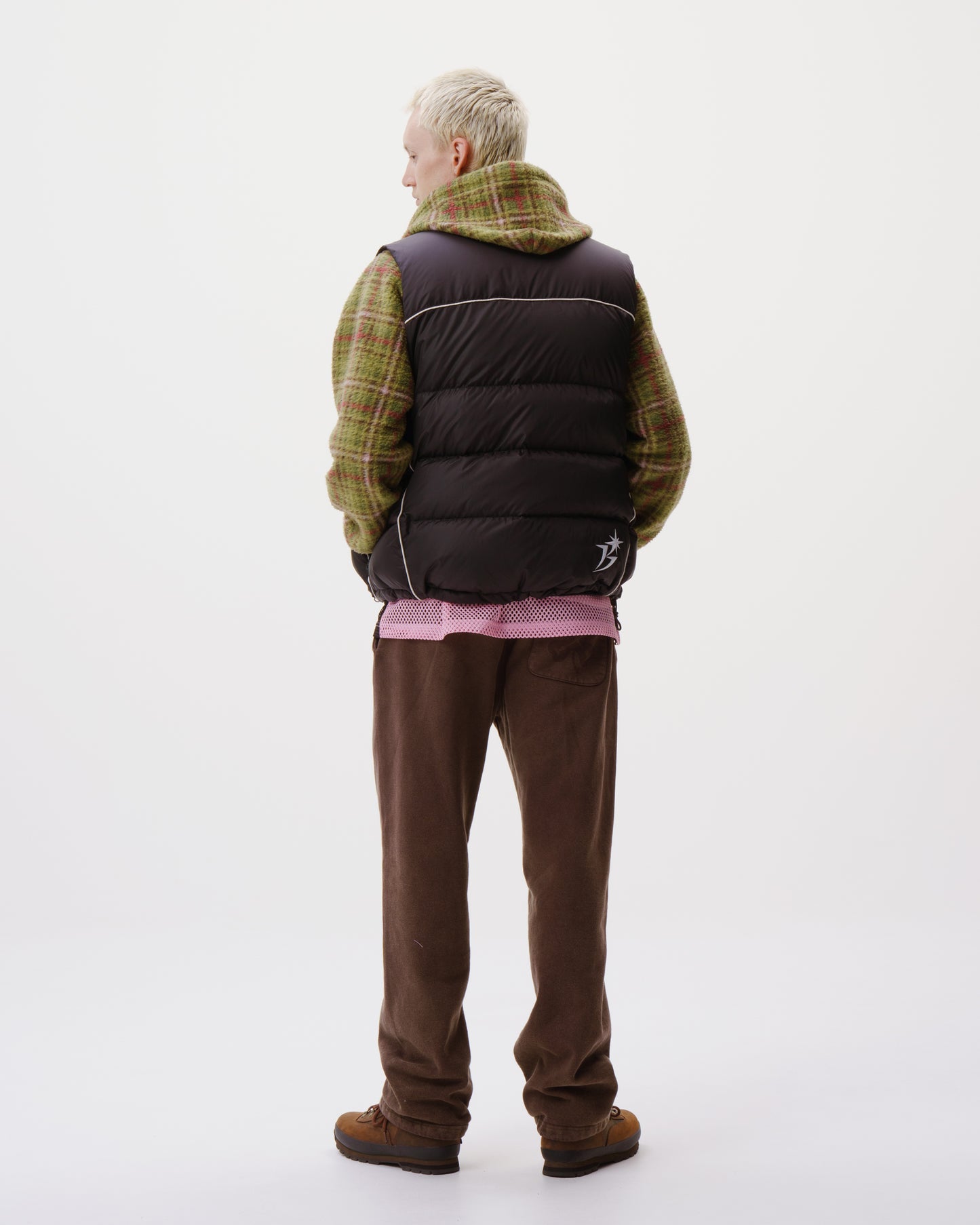 B Logo Down Vest
