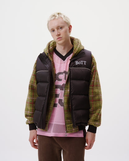 B Logo Down Vest