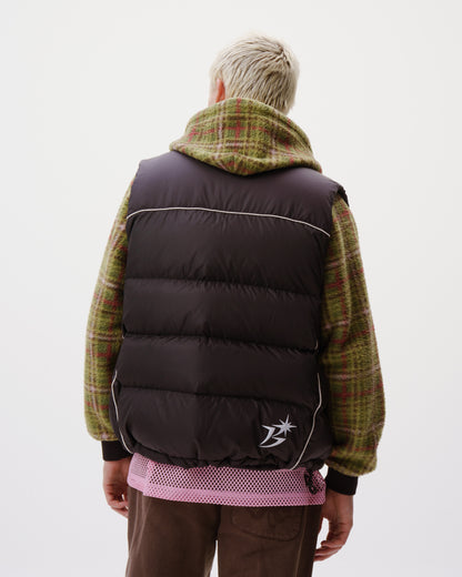 B Logo Down Vest