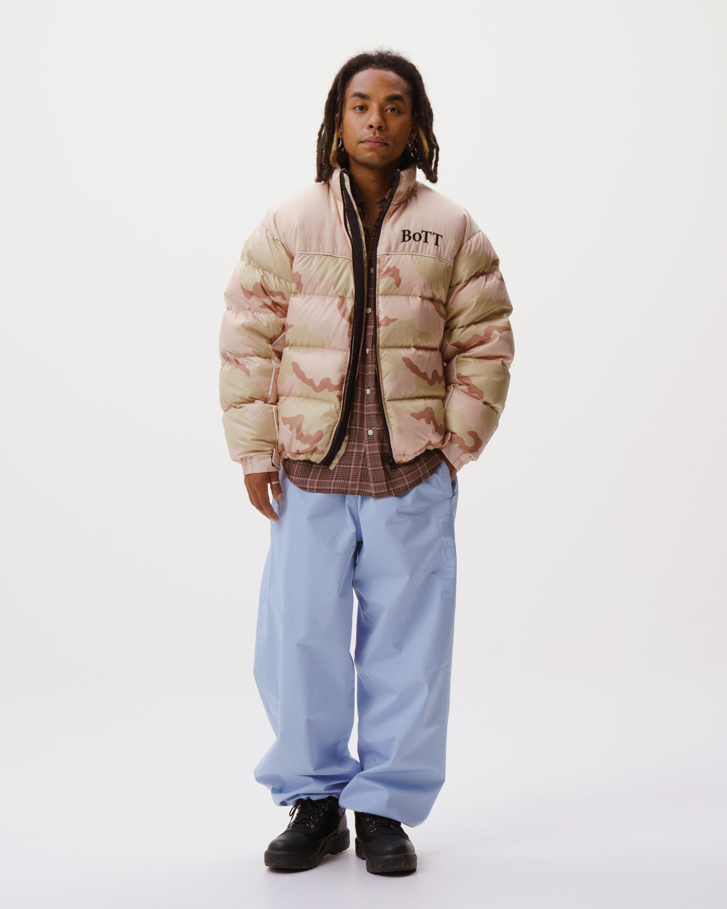 B Logo Down Jacket