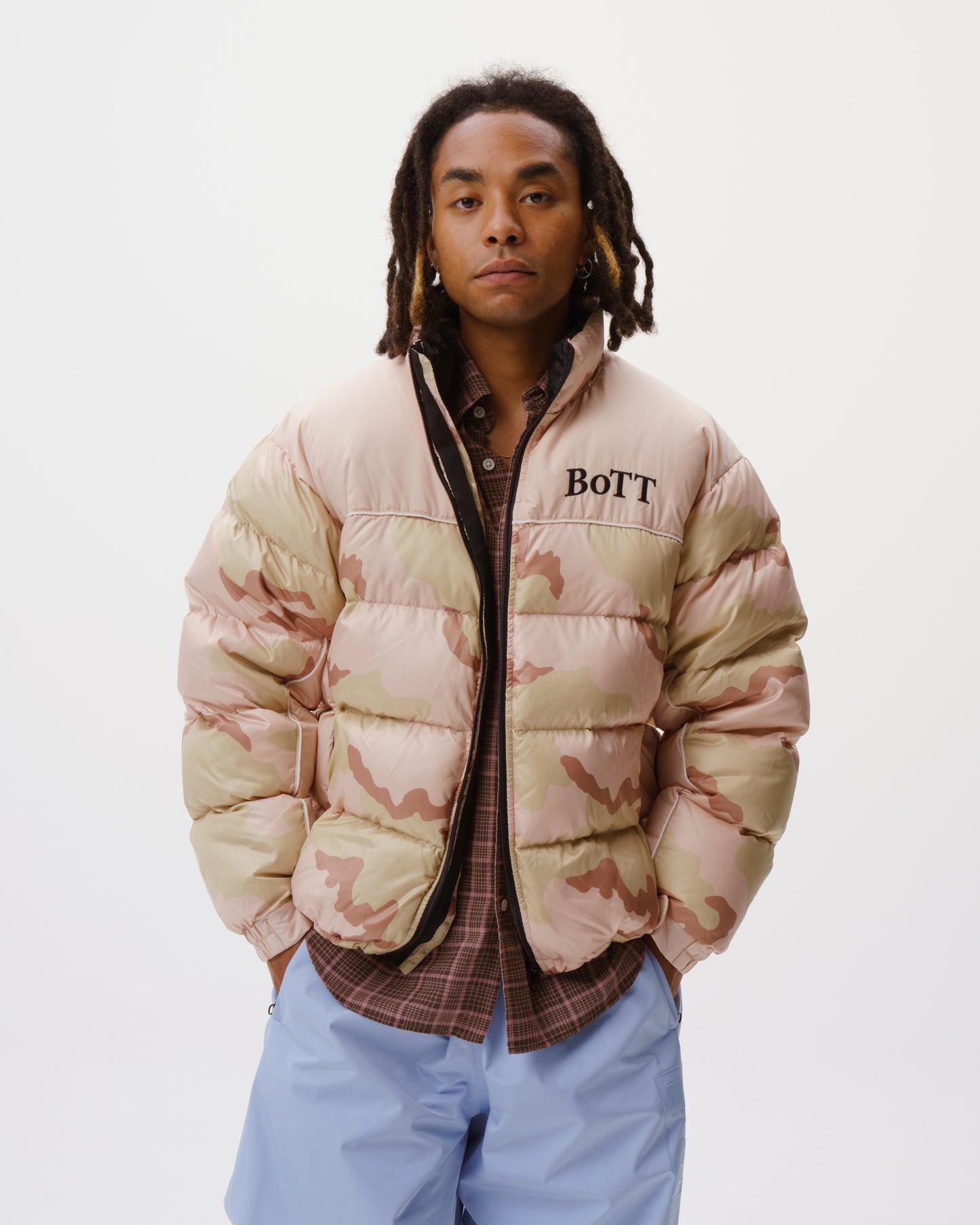 B Logo Down Jacket
