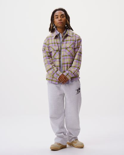 Zip-Up Flannel Shirt