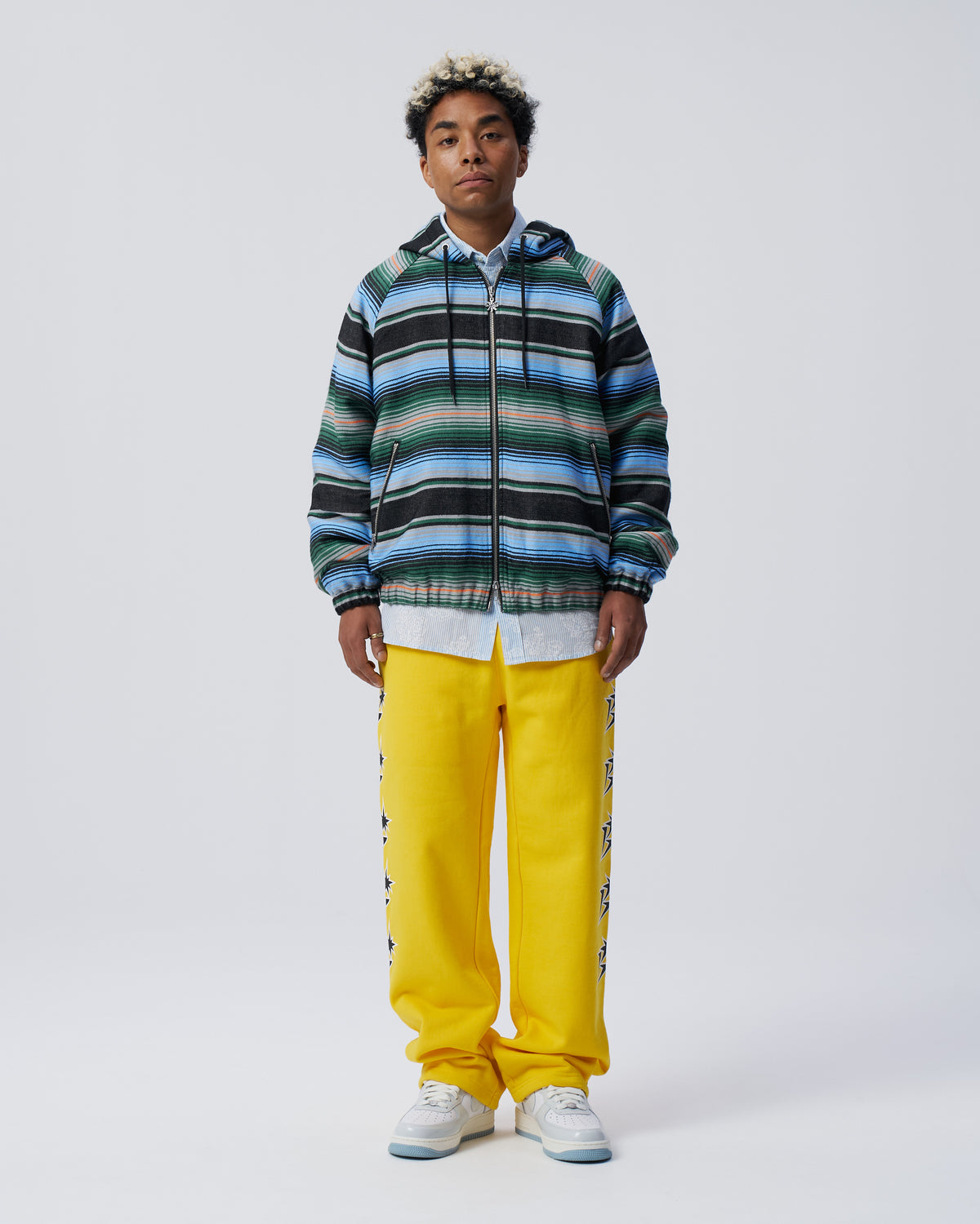Serape Raglan Zip Hoodie