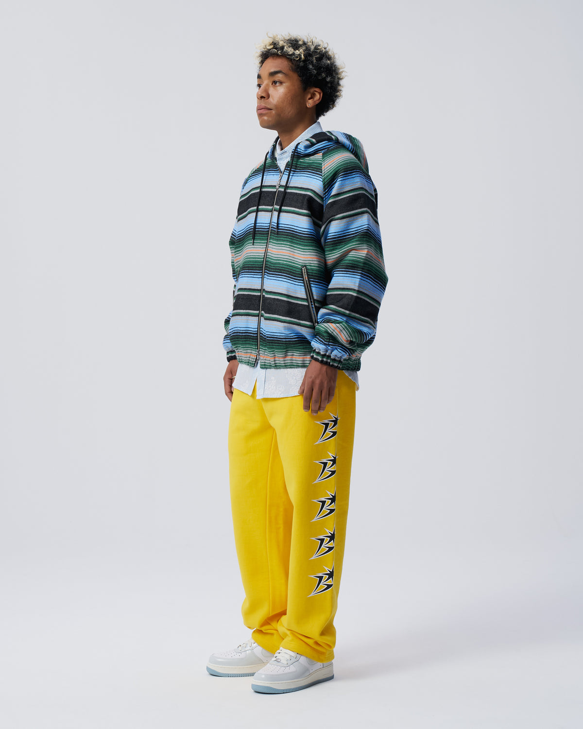 Serape Raglan Zip Hoodie