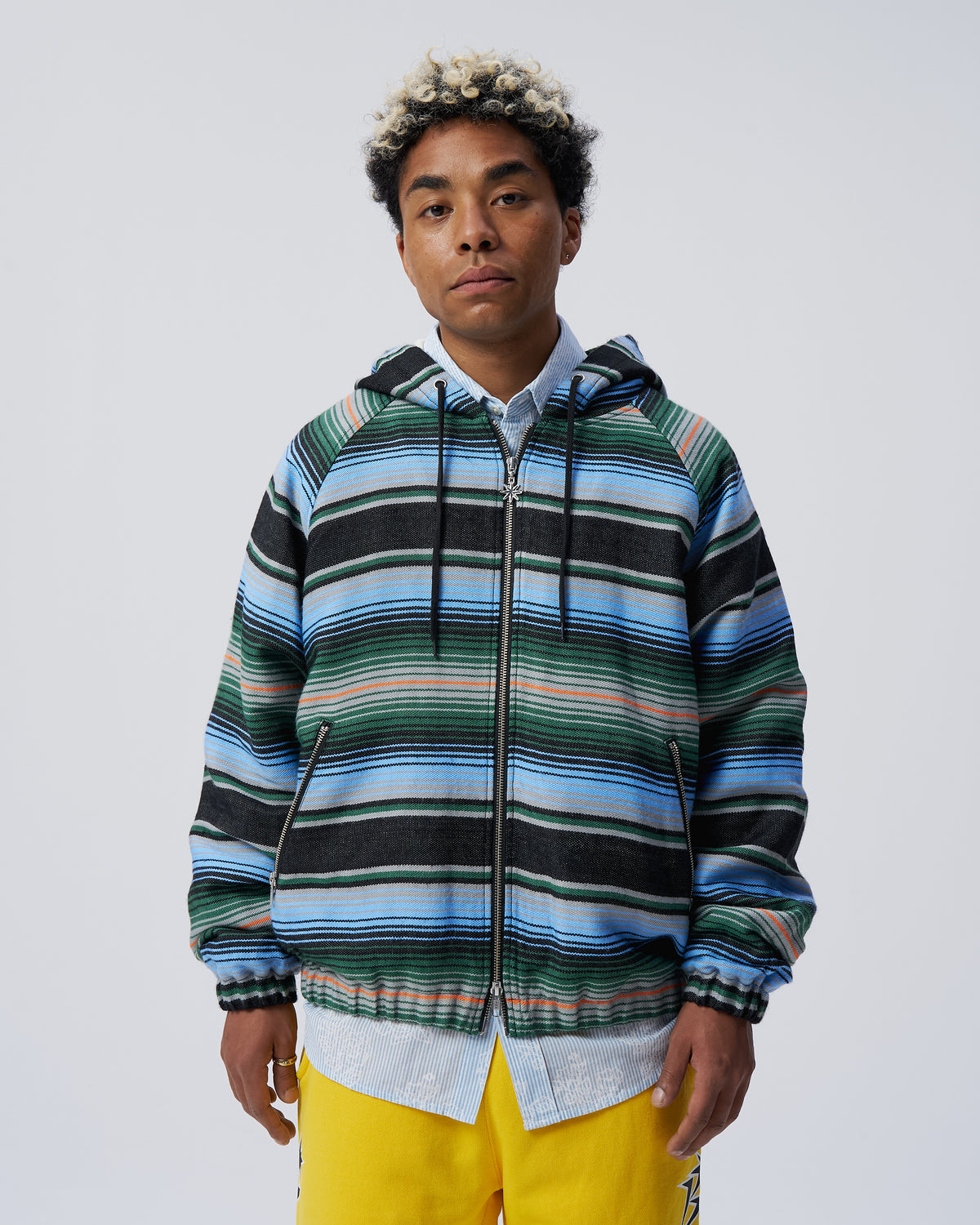 Serape Raglan Zip Hoodie