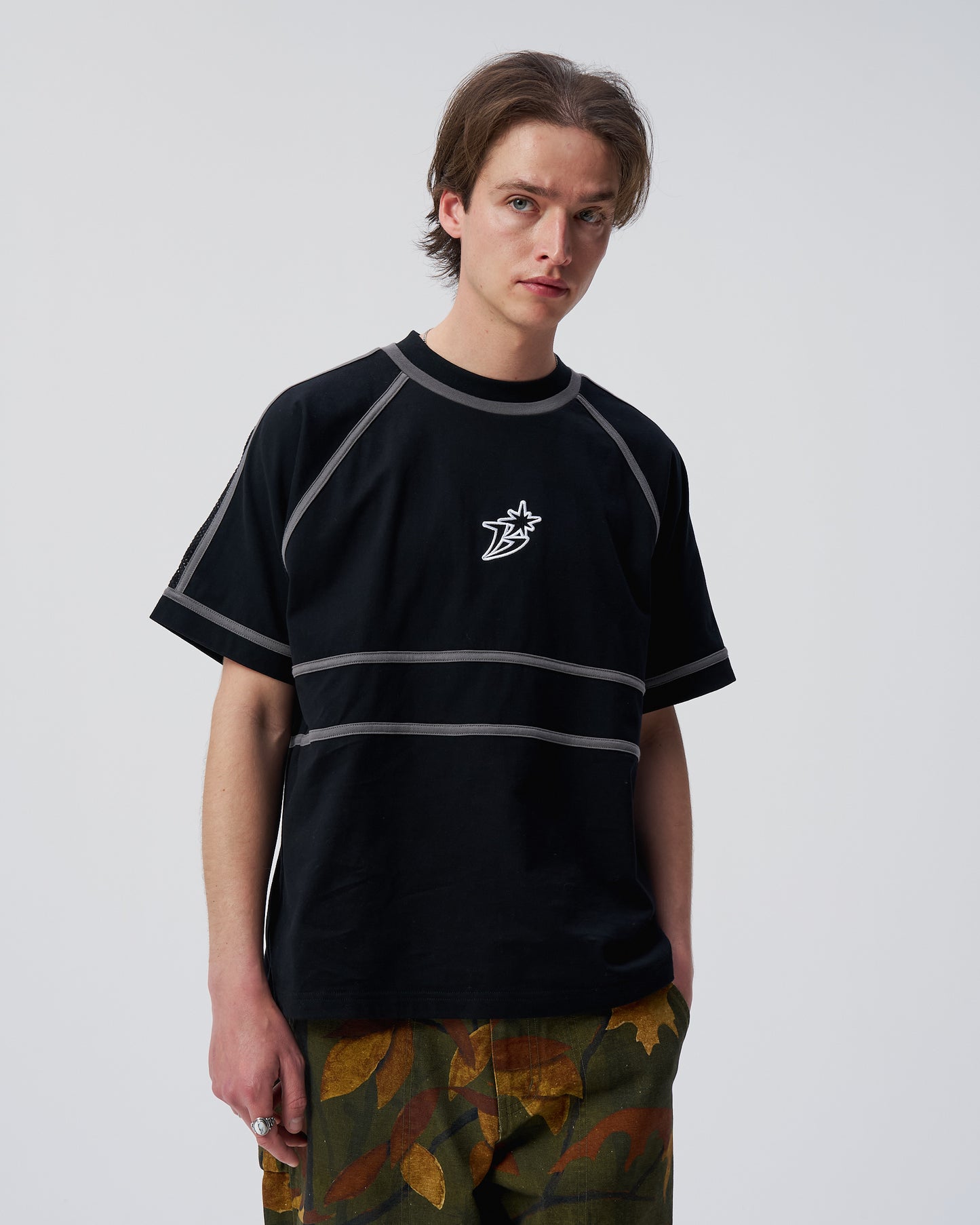 Mesh Paneled Tee