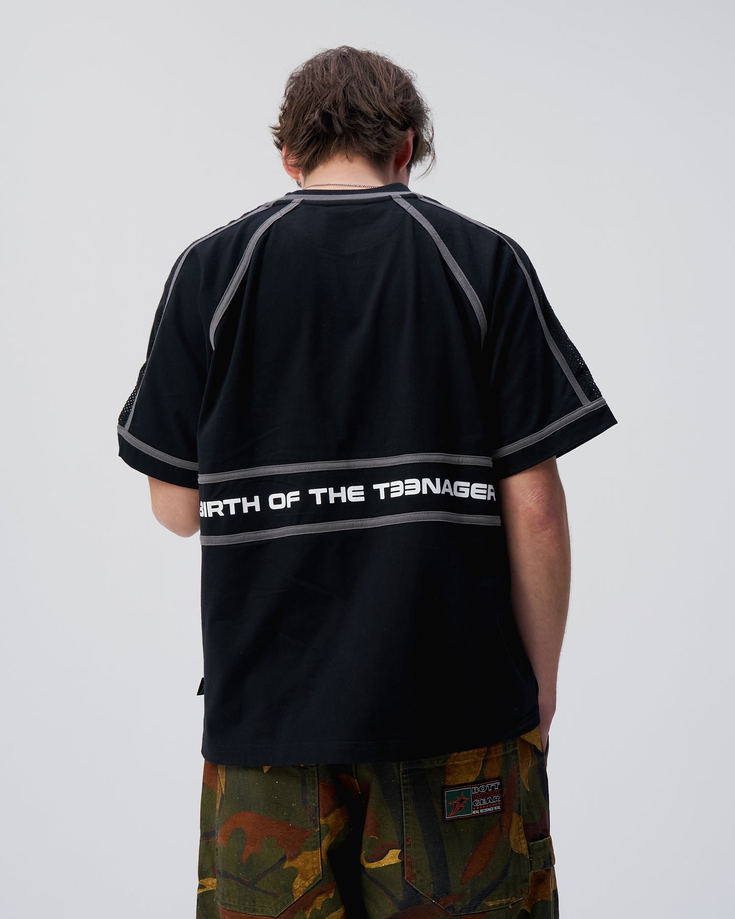 Mesh Paneled Tee