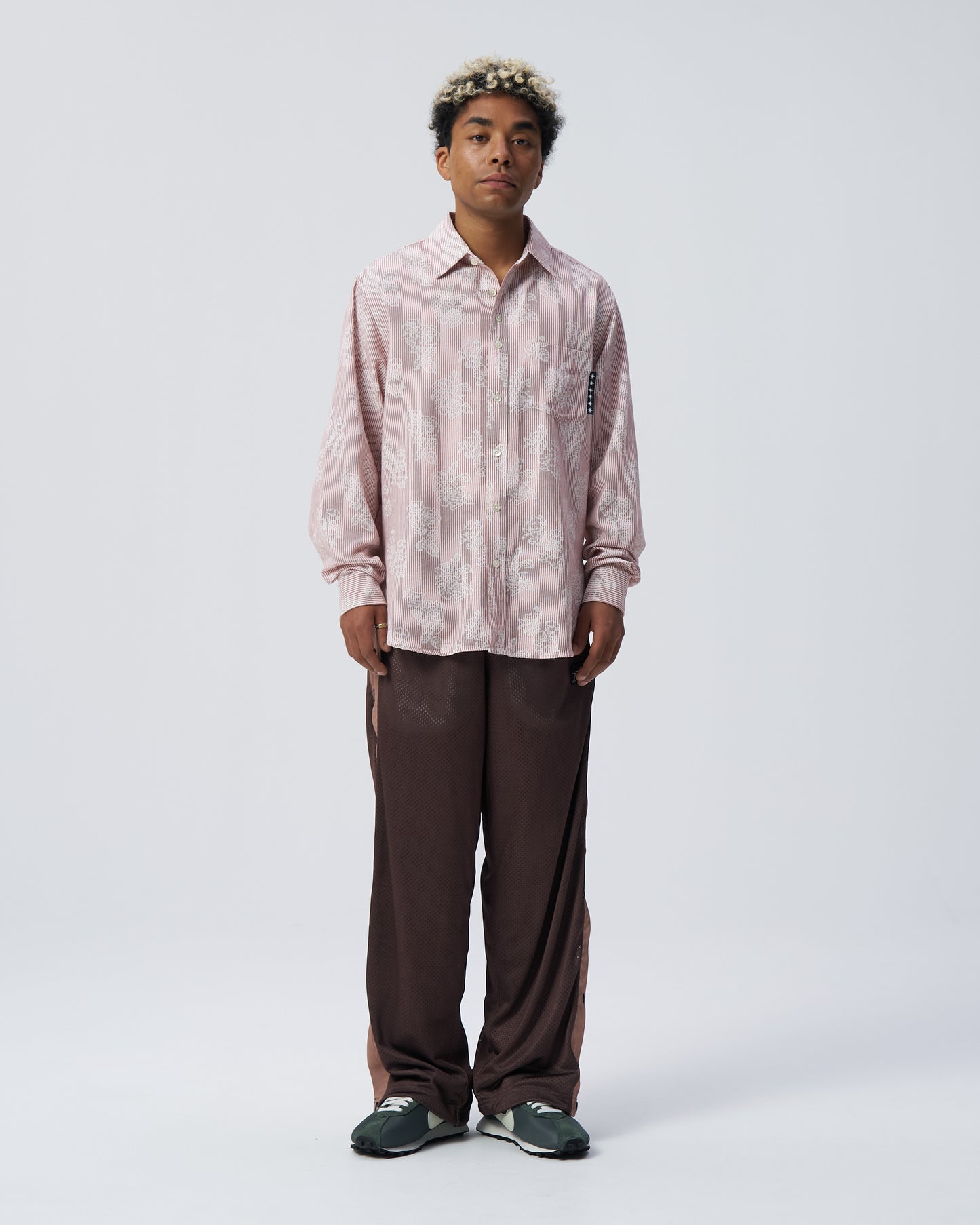 Flower Striped Shirt