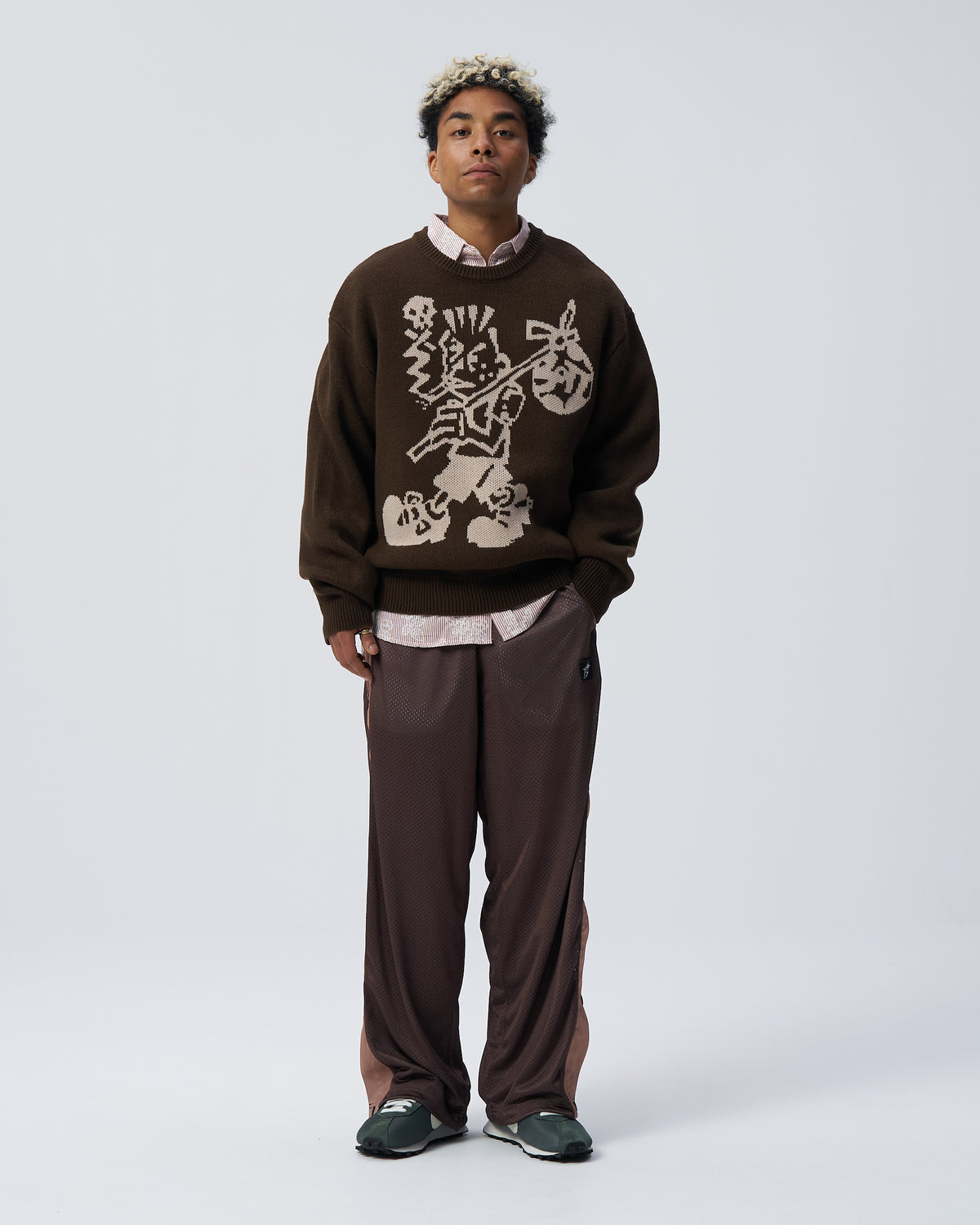 Side Snap Mesh Pant