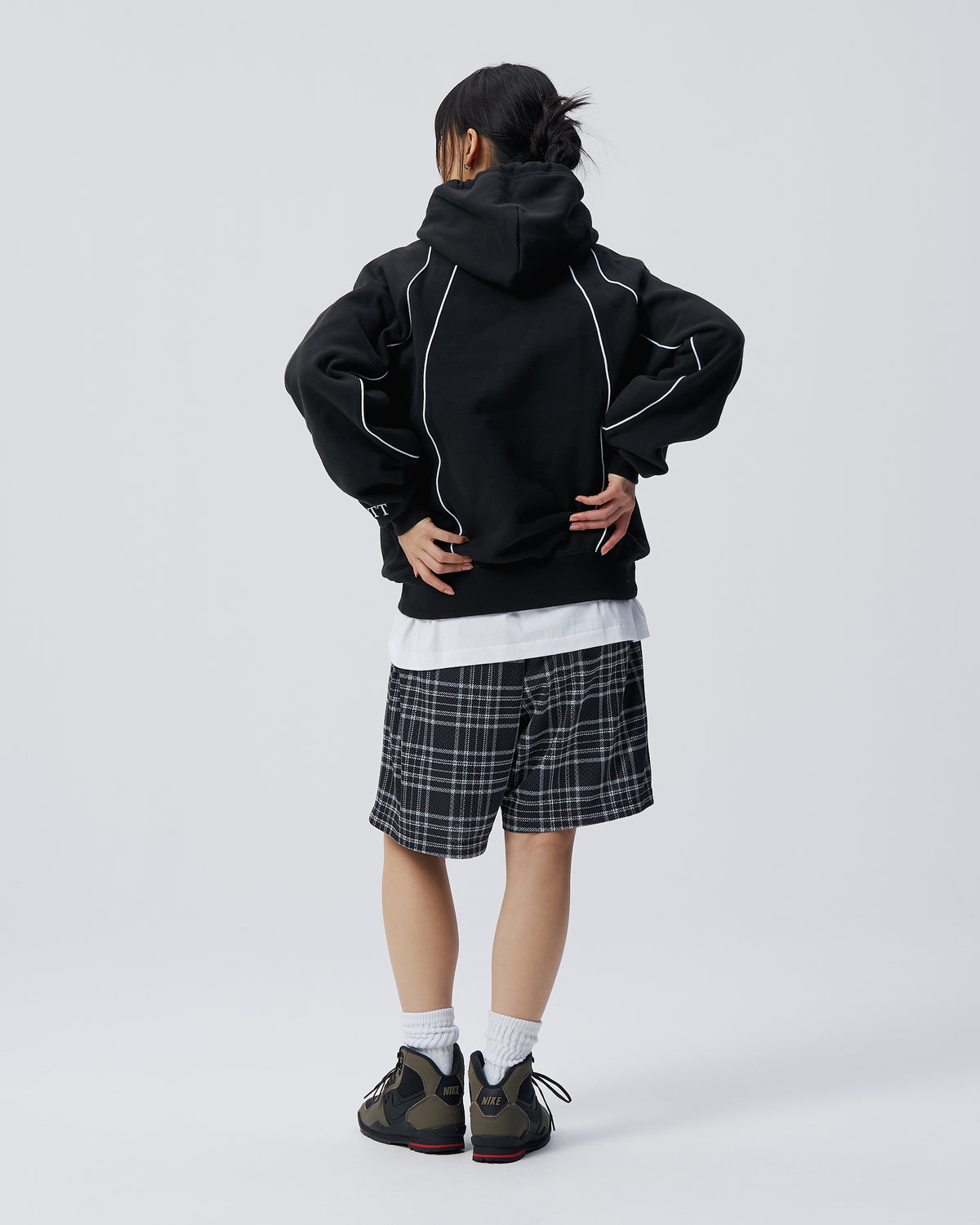Raglan Paneled Hoodie
