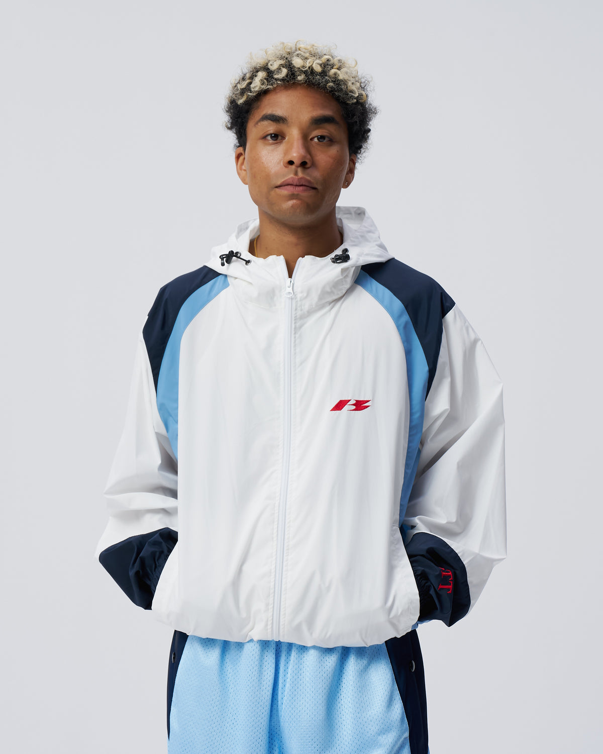 Speed Logo Hooded Track Jacket
