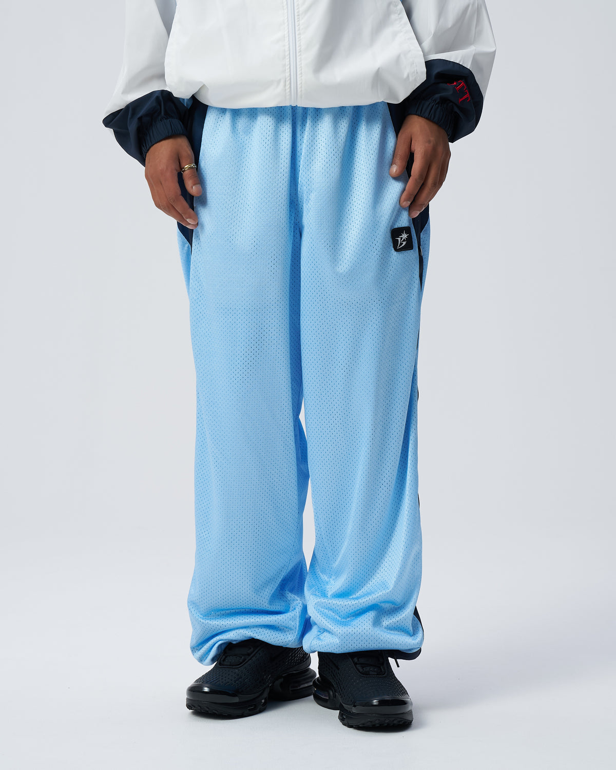 Side Snap Mesh Pant