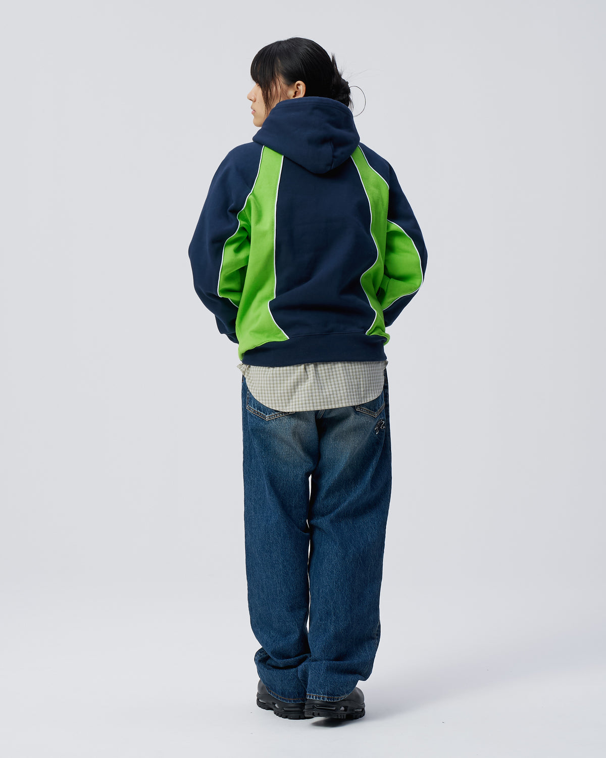 Raglan Paneled Hoodie