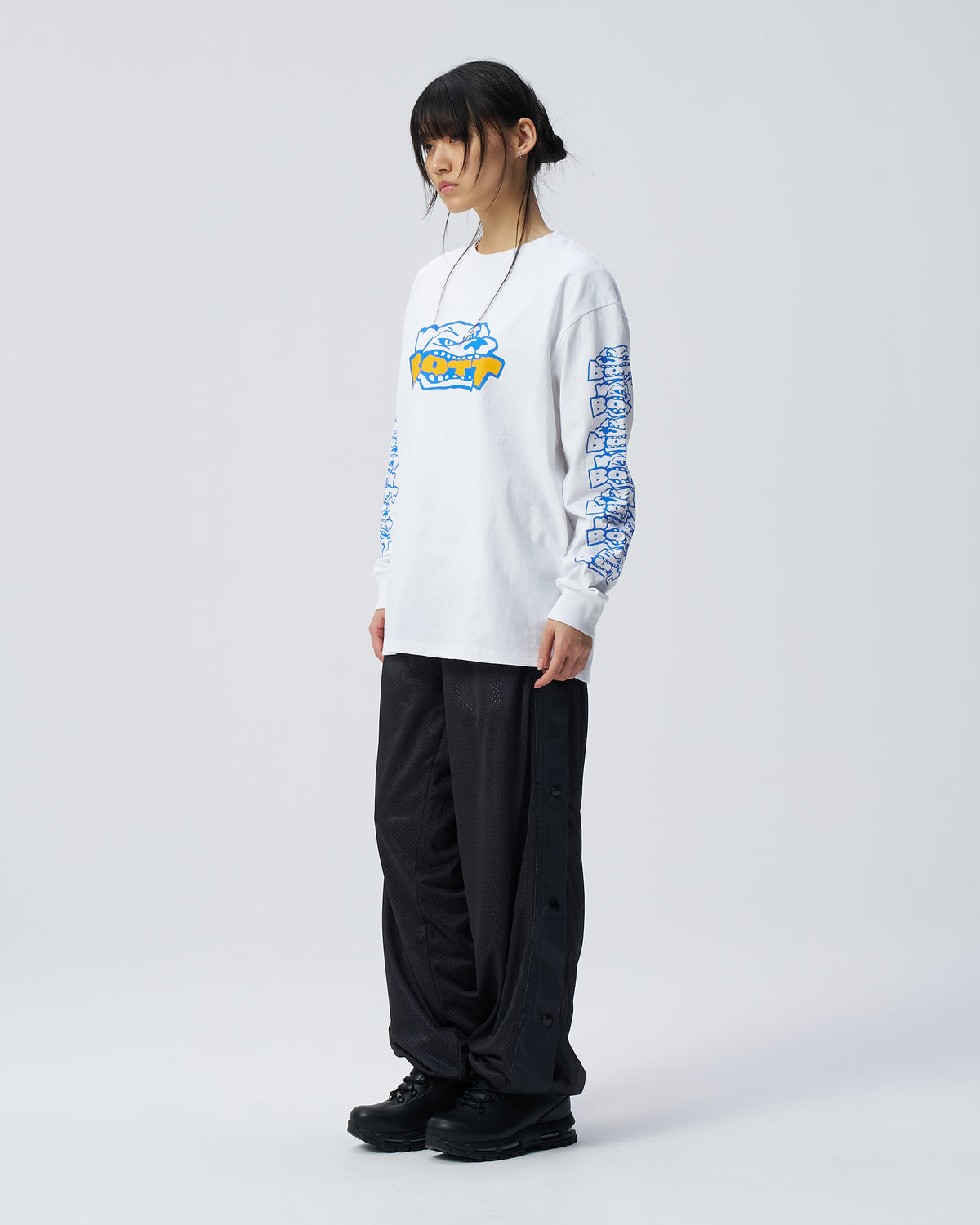 Side Snap Mesh Pant