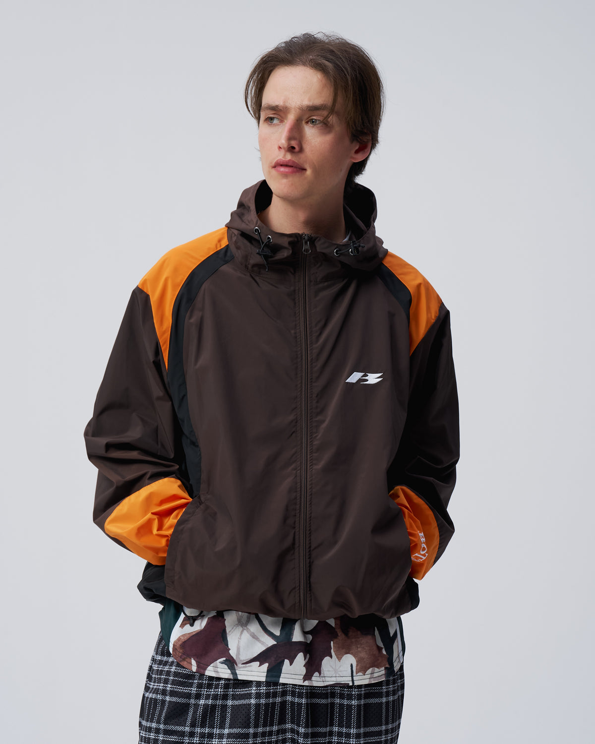 Speed Logo Hooded Track Jacket