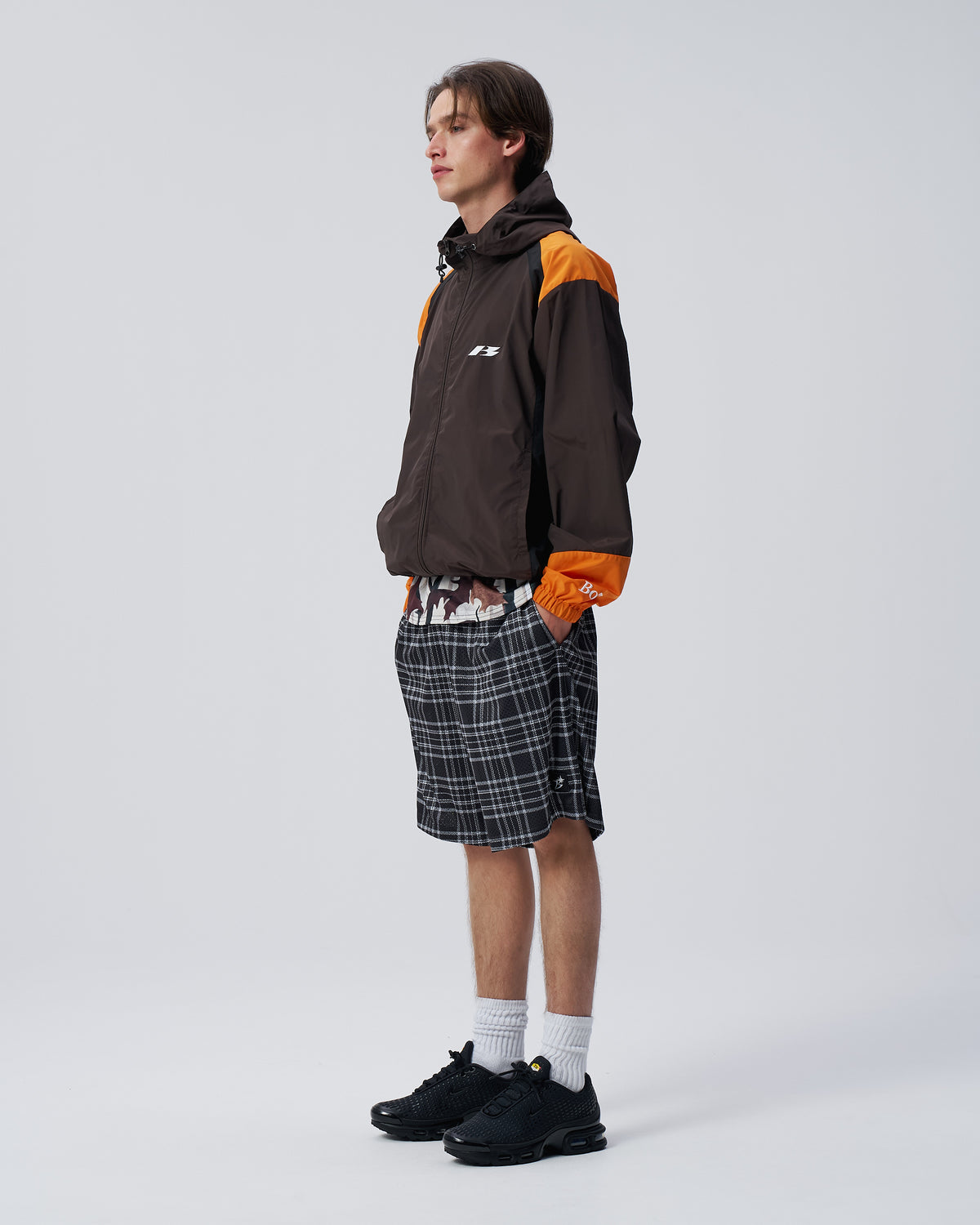 Speed Logo Hooded Track Jacket