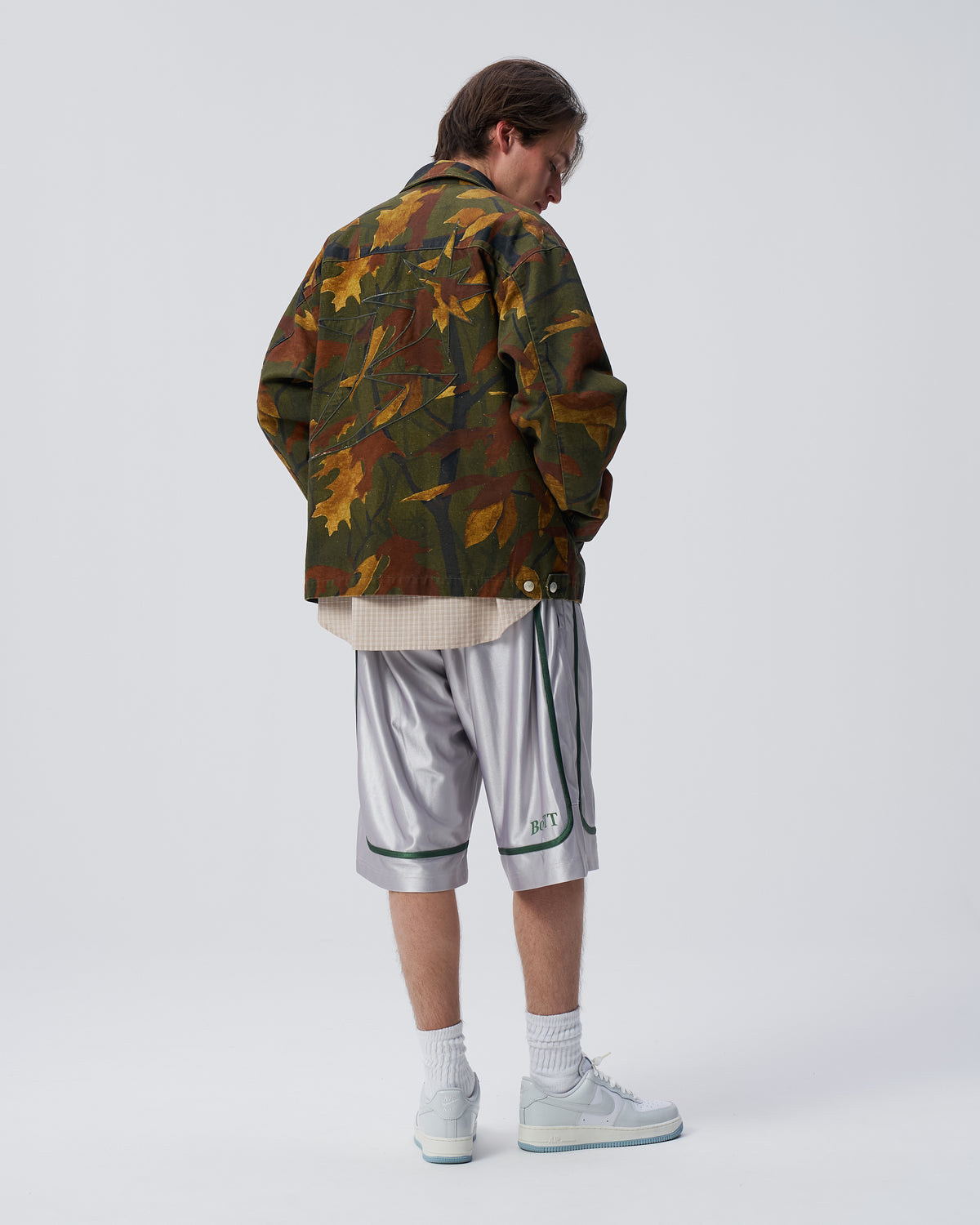 Washed B Logo Work Jacket