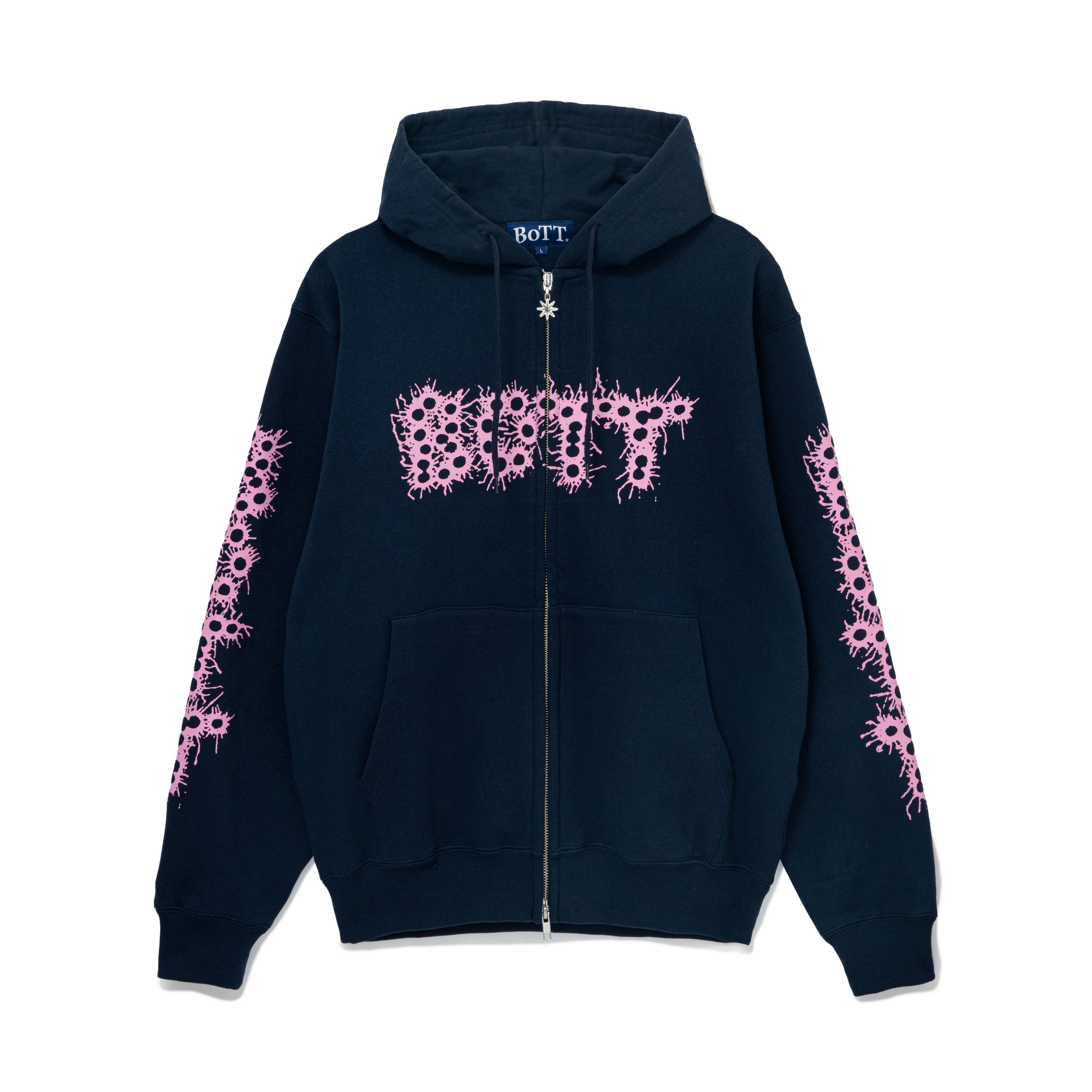 BoTT パーカー Lサイズ パープル BoTT パーカー Lサイズ パープル BoTT / ボット WASHED LUCKY LOGO ZIP