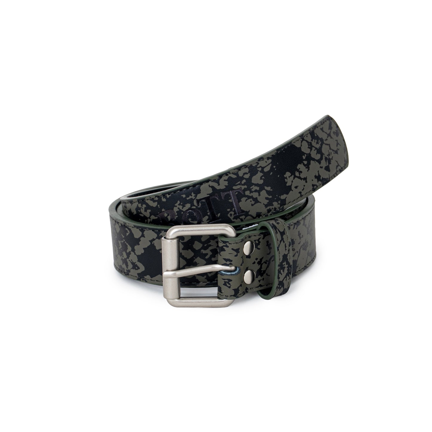Python Printed Leather Belt