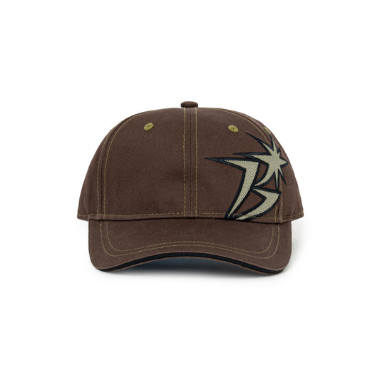 B Logo Contrast Stitch 6-Panel Cap