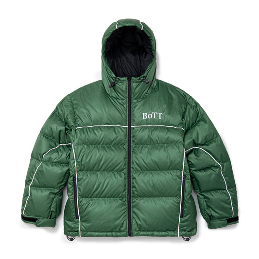B Logo Hooded Down Jacket