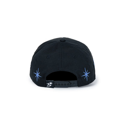 B Logo Sparkle Structured 5-Panel Cap
