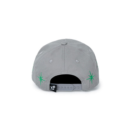 B Logo Sparkle Structured 5-Panel Cap