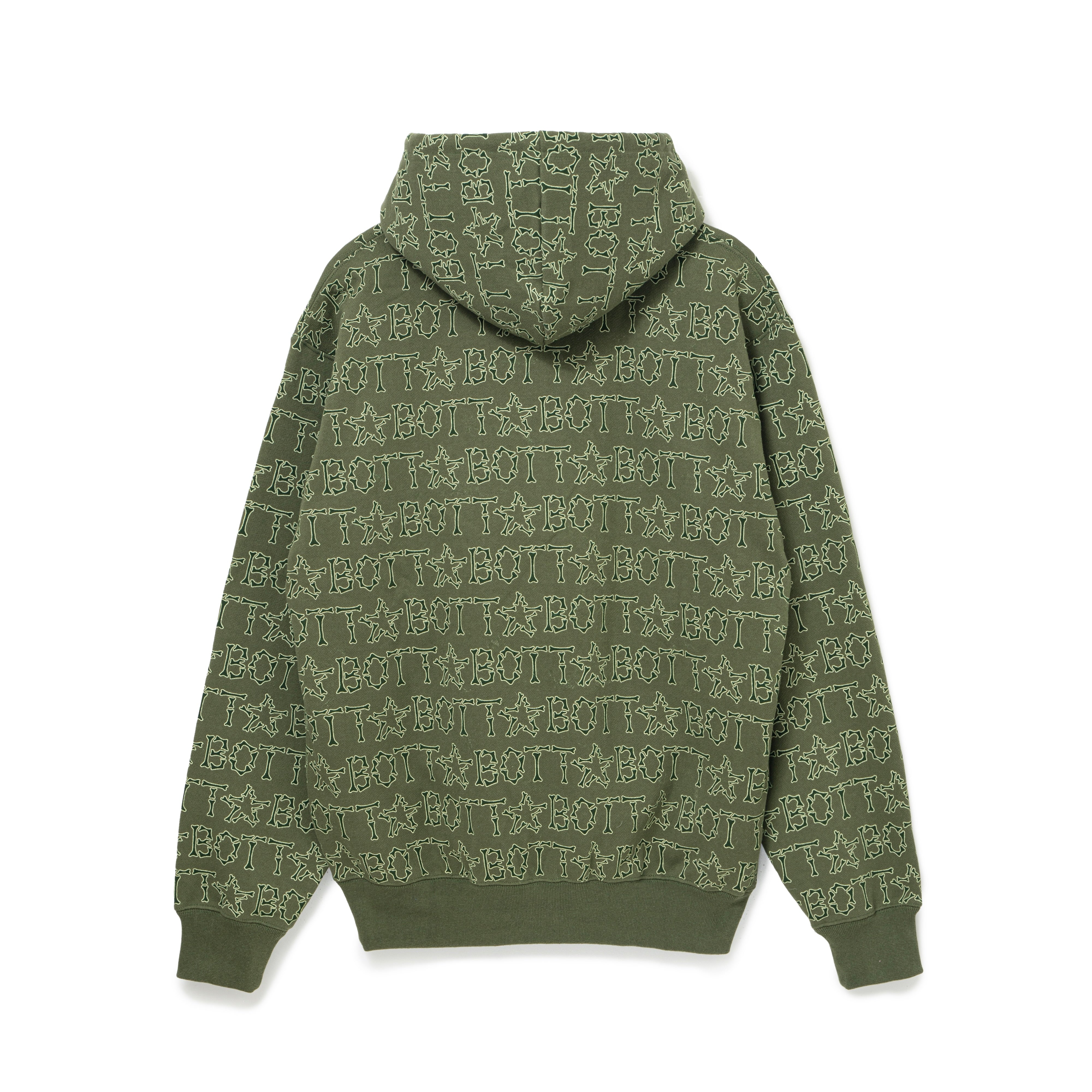 BOTT パーカー hoodie ( XL ) BoTT / ボット】Washed Script Logo Zip Hoodie（パーカー