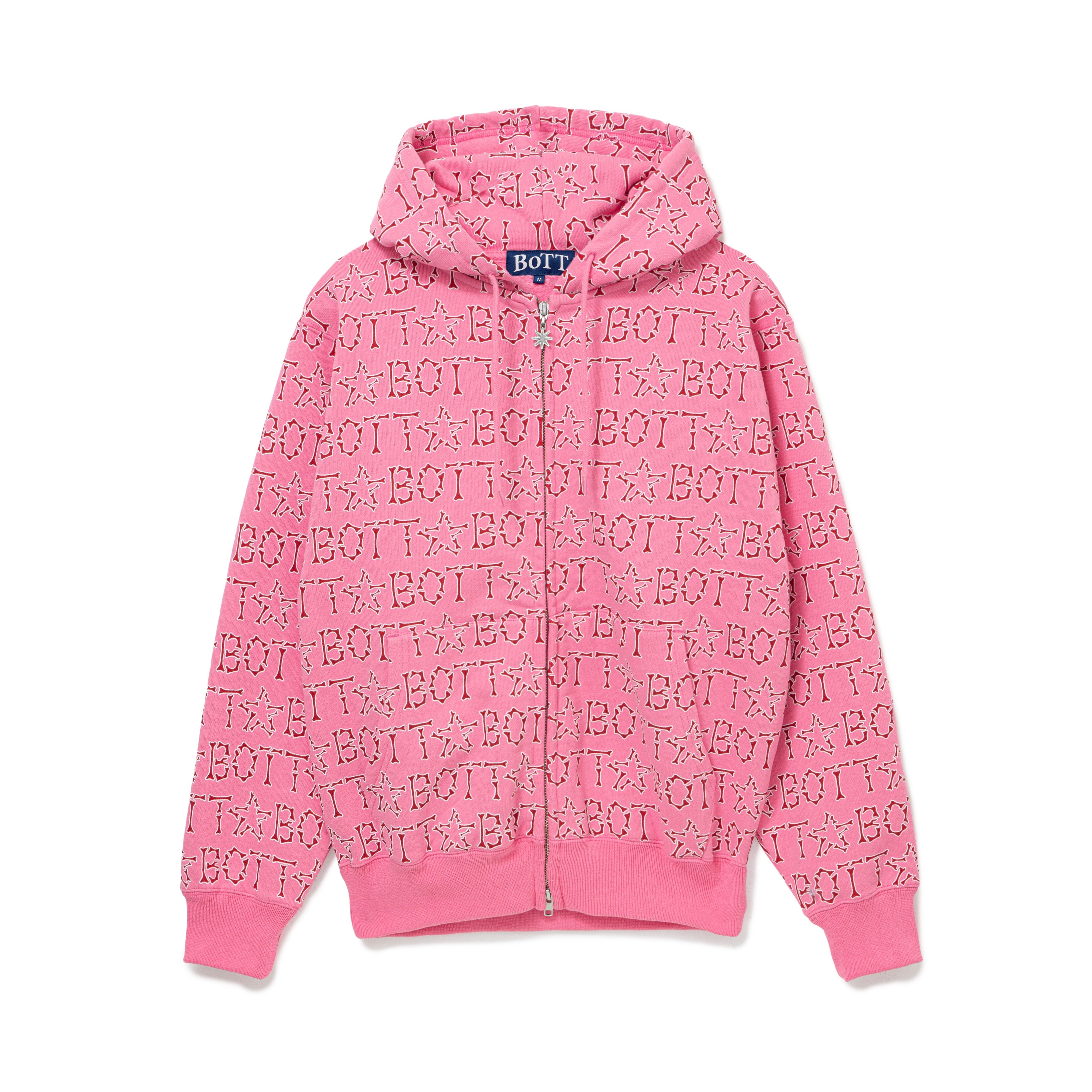 BOTT ロゴ刺繍 フルジップジャケット 黒 SWEATSHIRTS – BoTT