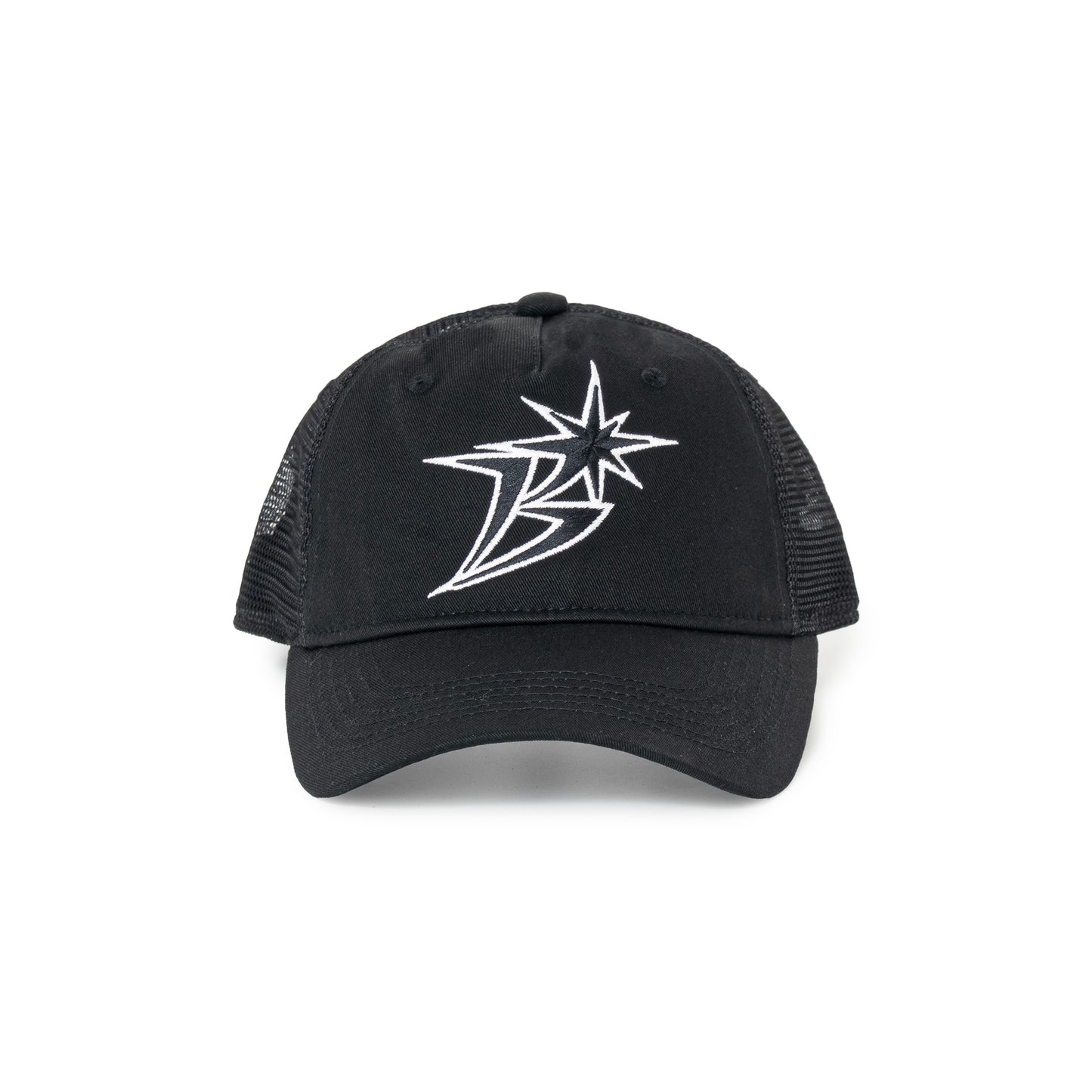 B Logo Mesh Back 5-Panel Cap