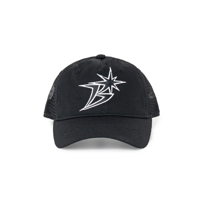 B Logo Mesh Back 5-Panel Cap