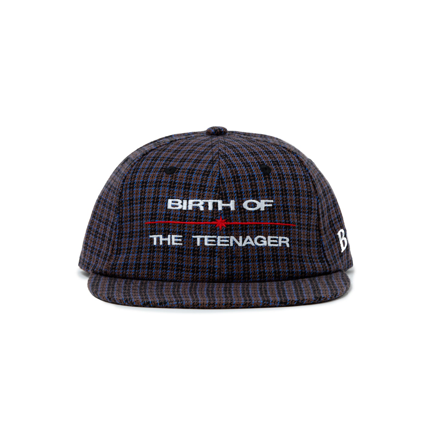 Plaid 6-Panel Cap