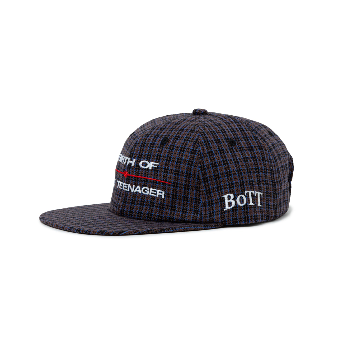Plaid 6-Panel Cap