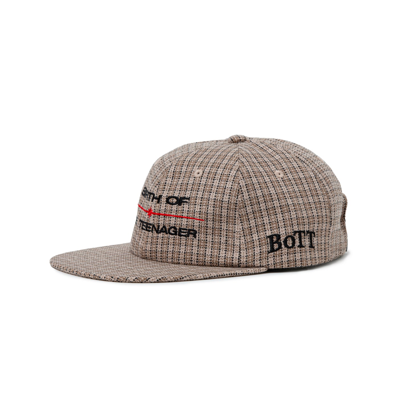 Plaid 6-Panel Cap