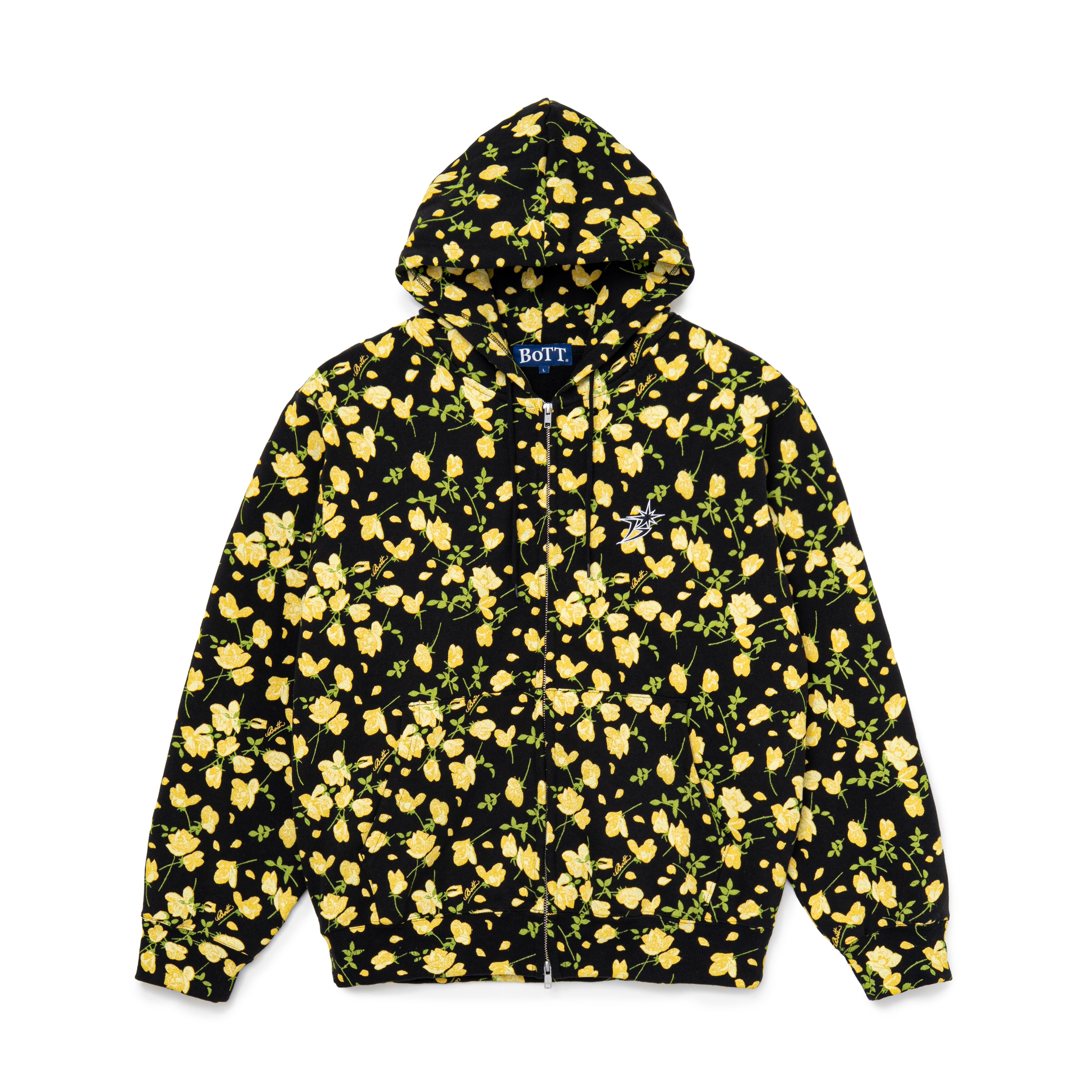トップス BoTT OG Logo Zip Hoodie Yellow M SWEATSHIRTS – BoTT