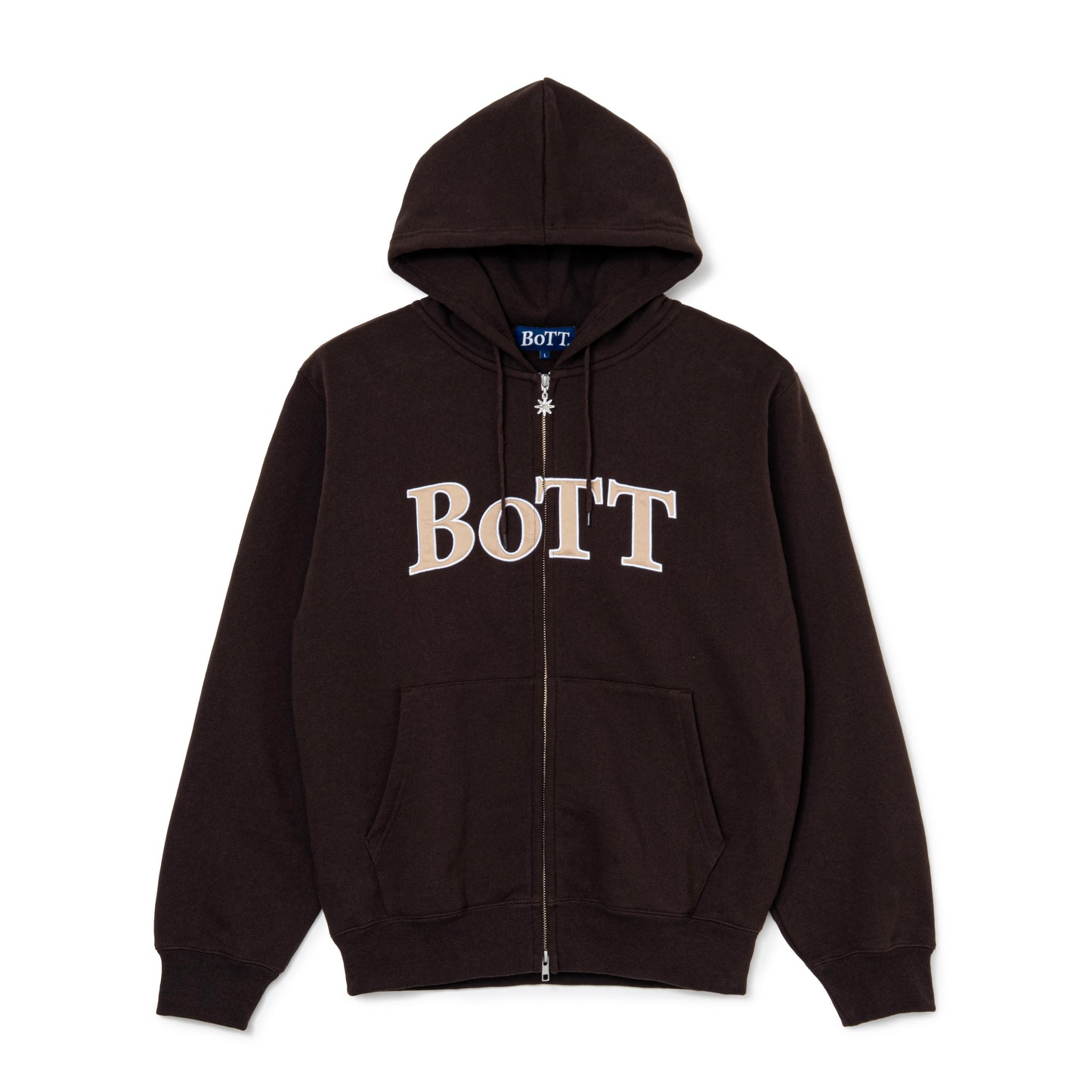 OG Logo Zip Hoodie - Brown