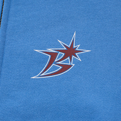 B Logo Zip Hoodie