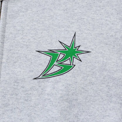 B Logo Zip Hoodie