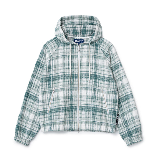 Heavy Check Zip Hoodie
