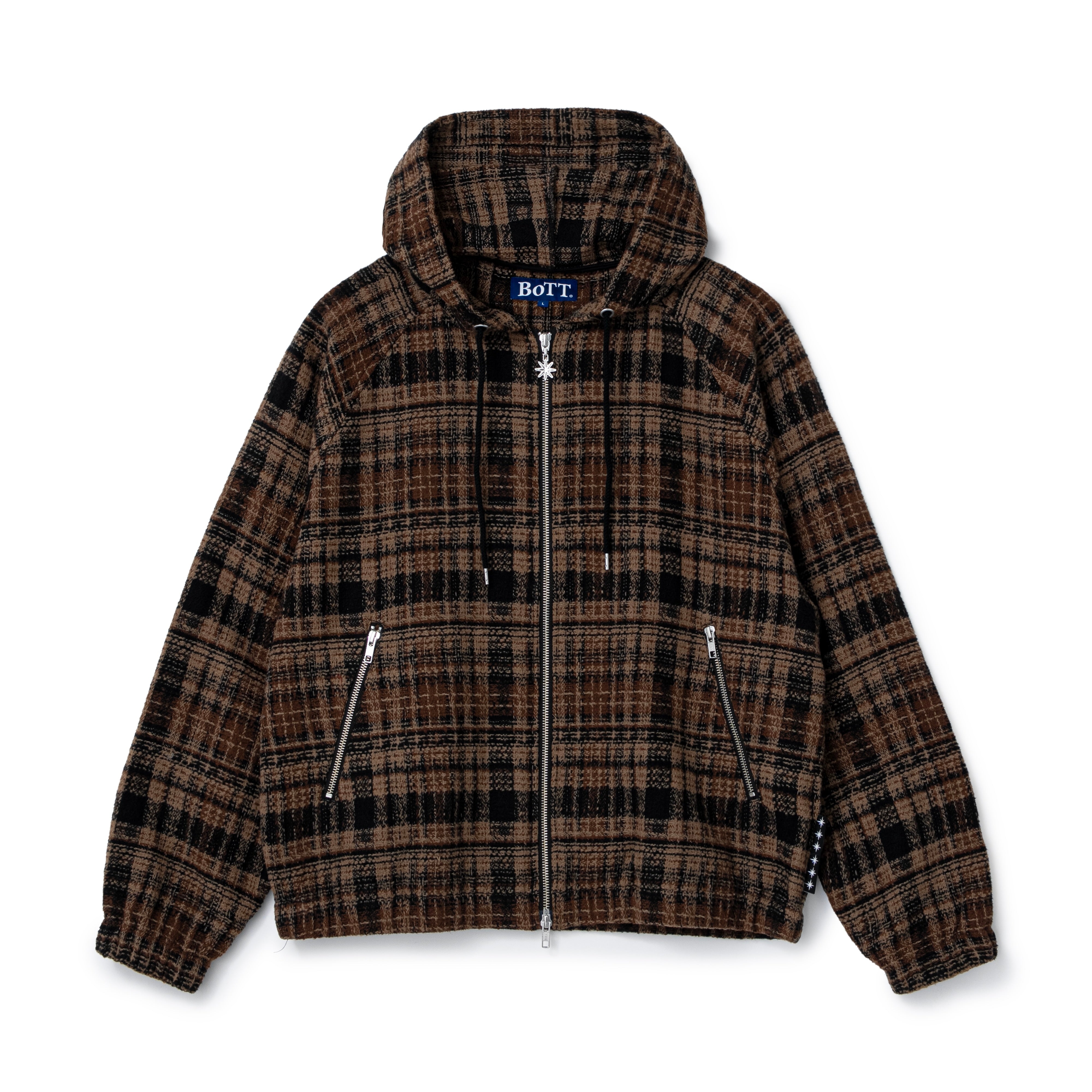 トップス BoTT Heavy Check Zip Hoodie Heavy Check Zip Hoodie – BoTT