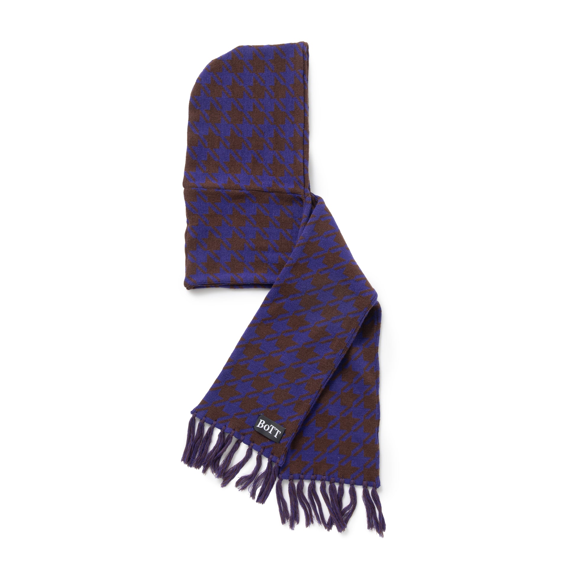 Houndstooth Hooded Scarf – BoTT 