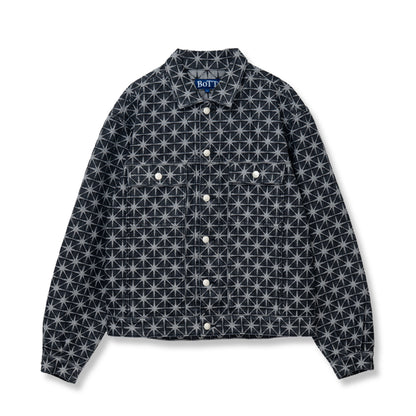 Sparkle Monogram Denim Jacket