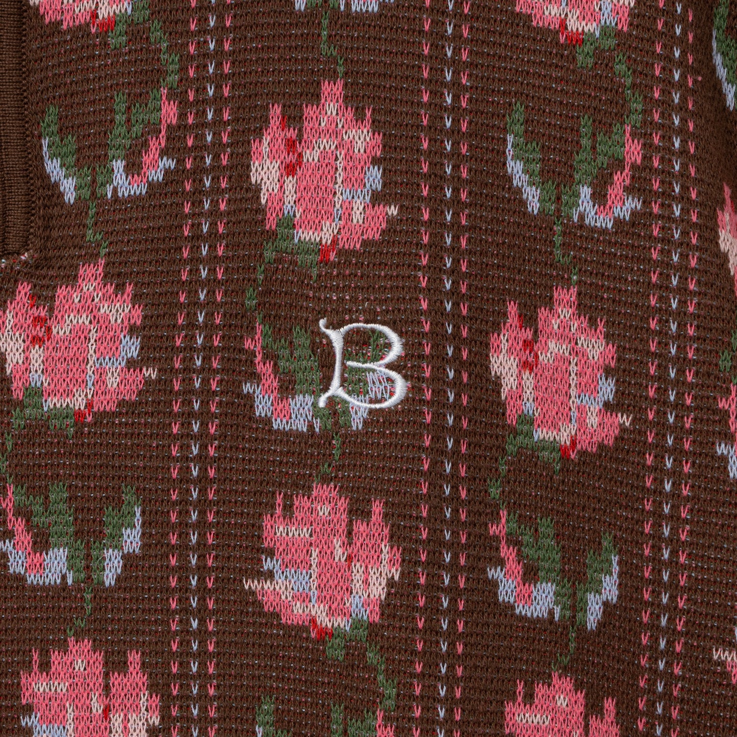 Flower S/S Knit Polo