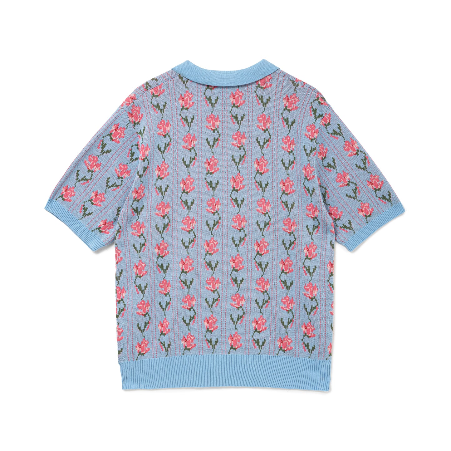 Flower S/S Knit Polo