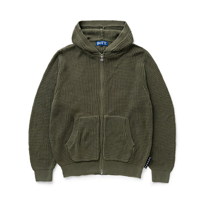 Knit Zip Hoodie