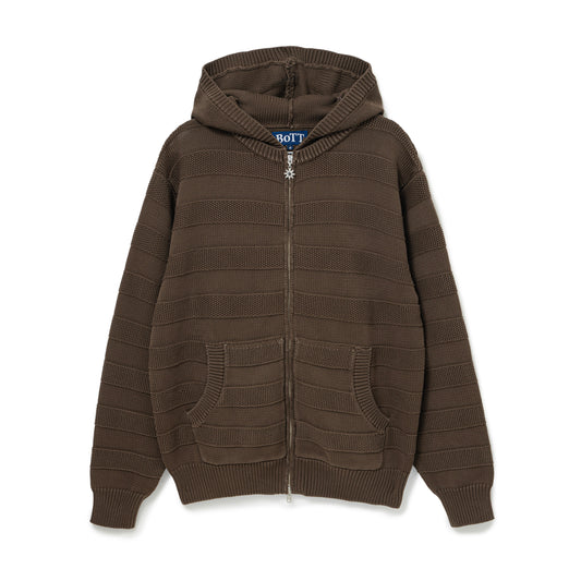Knit Zip Hoodie
