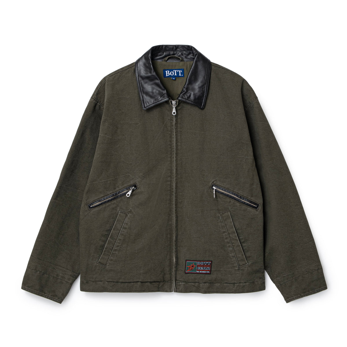 Leather Collar Work Jacket – BoTT