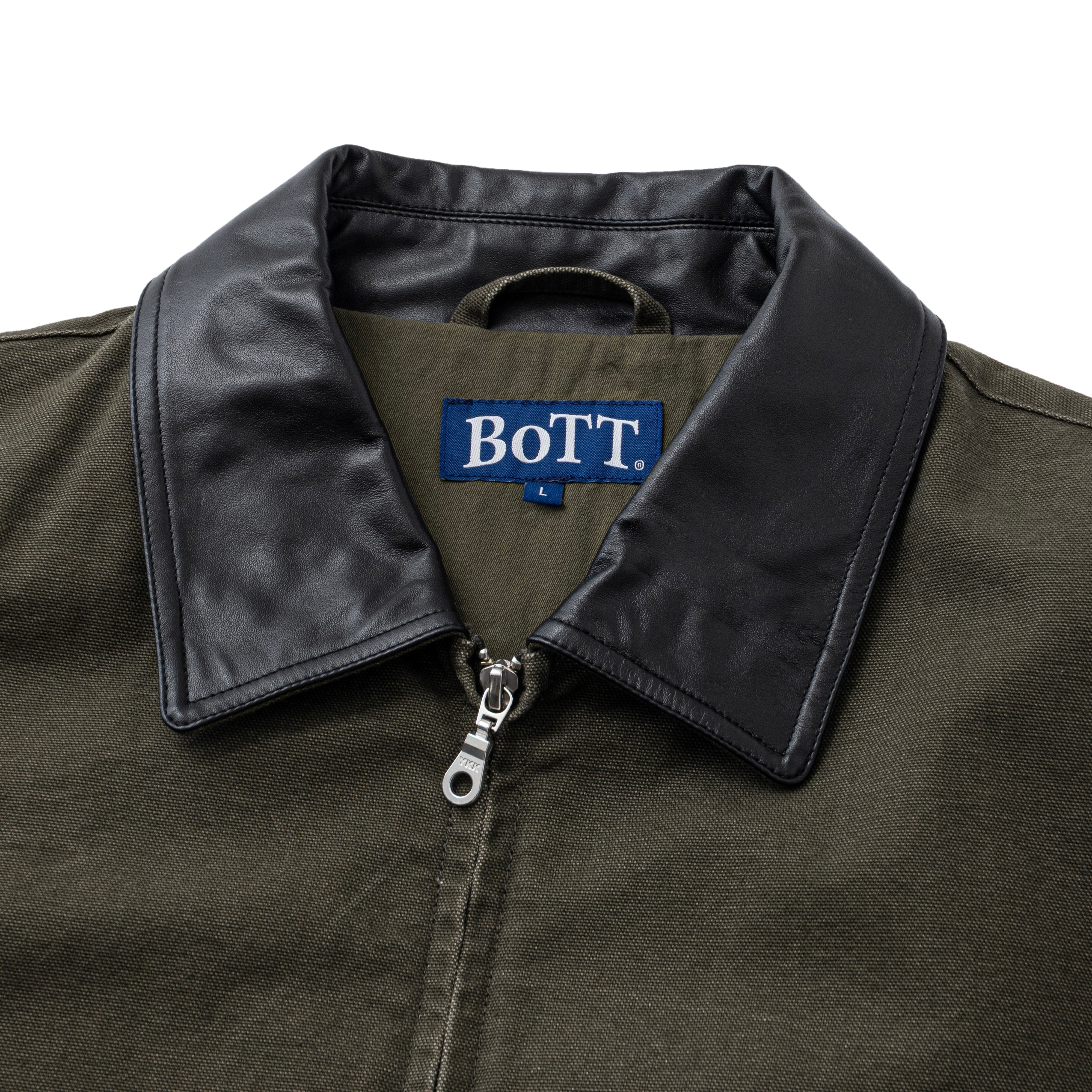 Leather Collar Work Jacket – BoTT