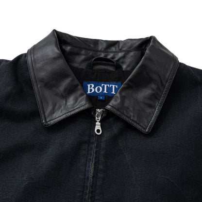 Leather Collar Work Jacket